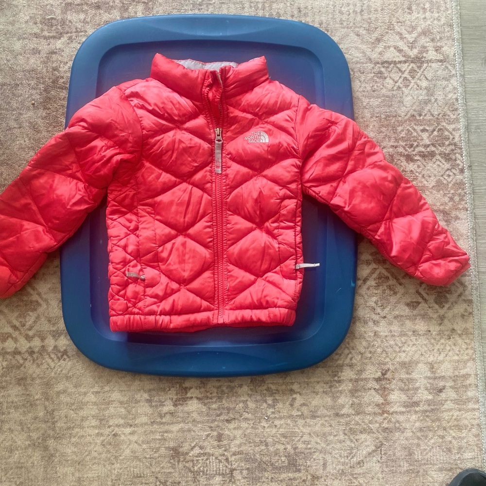 The North Face Kids Red Puffer Jacket